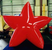 Star shape helium Christmas inflatable